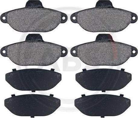 A.B.S. 36854 - Set placute frana,frana disc aaoparts.ro