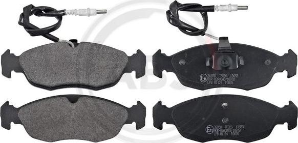 A.B.S. 36850 - Set placute frana,frana disc aaoparts.ro