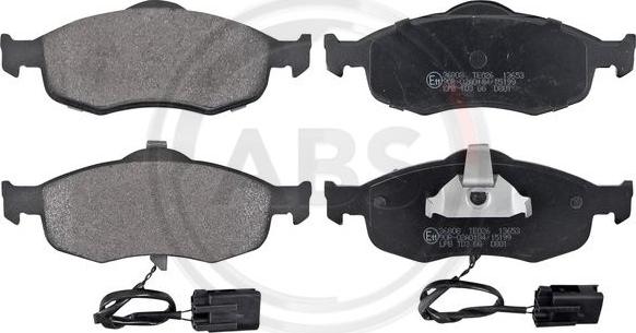 A.B.S. 36808 - Set placute frana,frana disc aaoparts.ro