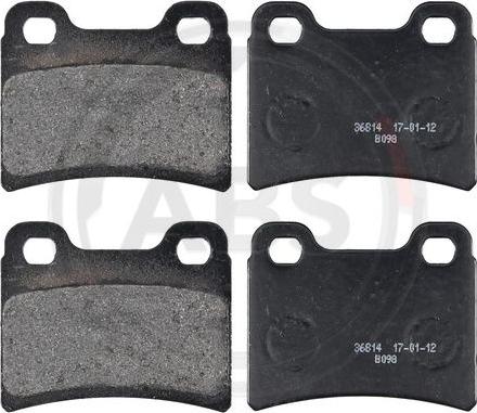 A.B.S. 36814 - Set placute frana,frana disc aaoparts.ro