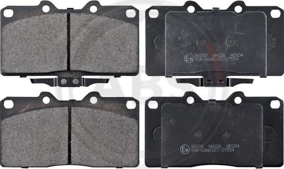 A.B.S. 36839 - Set placute frana,frana disc aaoparts.ro