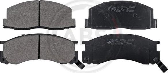 A.B.S. 36829 - Set placute frana,frana disc aaoparts.ro