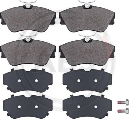 A.B.S. 36876 - Set placute frana,frana disc aaoparts.ro