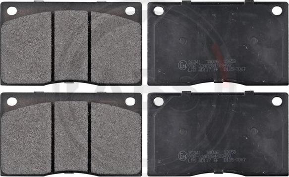 A.B.S. 36341 - Set placute frana,frana disc aaoparts.ro