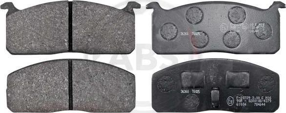 A.B.S. 36368 - Set placute frana,frana disc aaoparts.ro