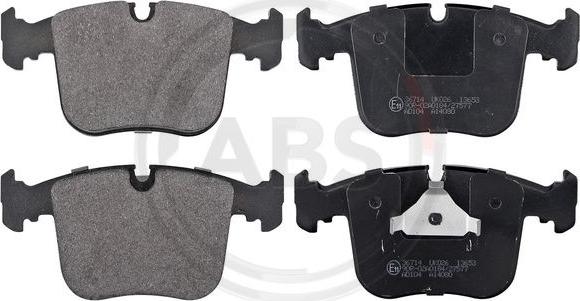 A.B.S. 36714 - Set placute frana,frana disc aaoparts.ro