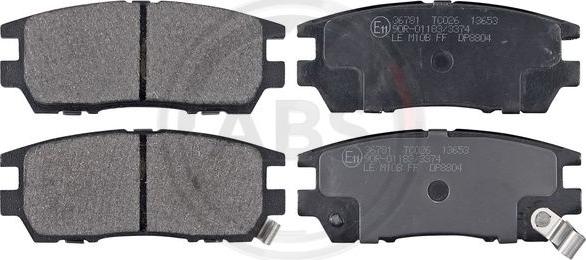 A.B.S. 36781 - Set placute frana,frana disc aaoparts.ro