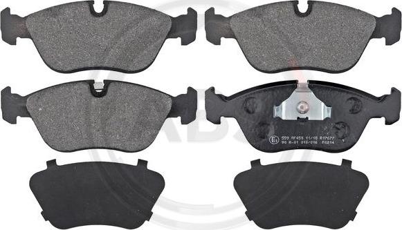 A.B.S. 36783 - Set placute frana,frana disc aaoparts.ro