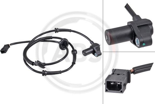 A.B.S. 30970 - Senzor,turatie roata aaoparts.ro