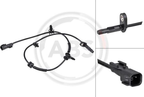 A.B.S. 30184 - Senzor,turatie roata aaoparts.ro