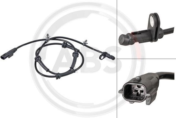 A.B.S. 31634 - Senzor,turatie roata aaoparts.ro