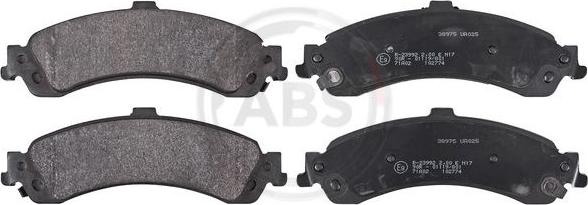 A.B.S. 38975 - Set placute frana,frana disc aaoparts.ro