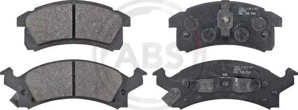 A.B.S. 38506 - Set placute frana,frana disc aaoparts.ro