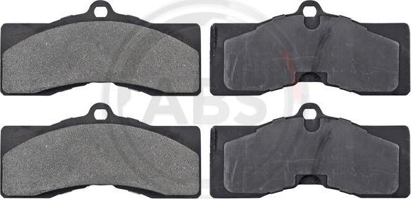 A.B.S. 38008 - Set placute frana,frana disc aaoparts.ro
