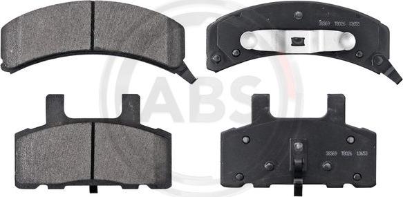 A.B.S. 38369 - Set placute frana,frana disc aaoparts.ro