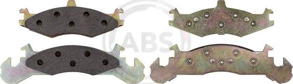 A.B.S. 38221 - Set placute frana,frana disc aaoparts.ro