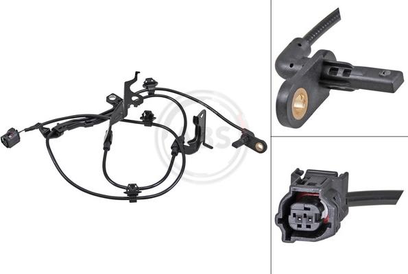 A.B.S. 33001 - Brat / bieleta suspensie, stabilizator aaoparts.ro