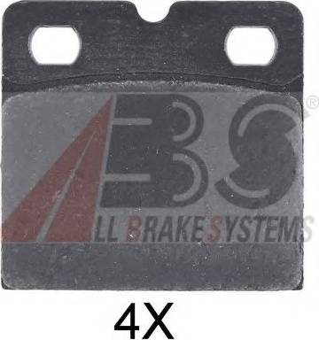 A.B.S. 37467 OE - Set placute de frana,frana de parcare cu disc aaoparts.ro