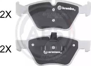 A.B.S. 37409S - Set placute frana,frana disc aaoparts.ro