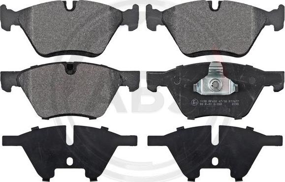 A.B.S. 37409 - Set placute frana,frana disc aaoparts.ro