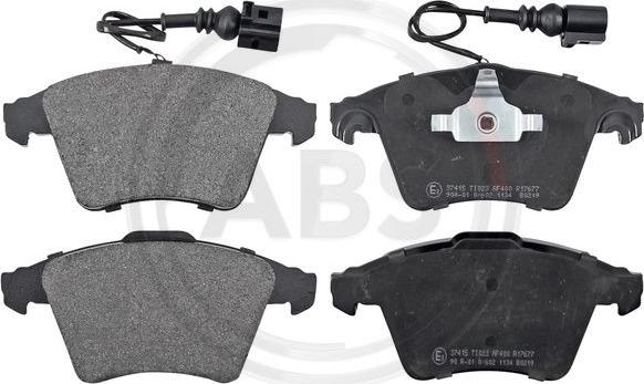 A.B.S. 37415 - Set placute frana,frana disc aaoparts.ro