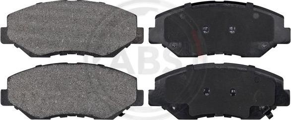 A.B.S. 37424 - Set placute frana,frana disc aaoparts.ro