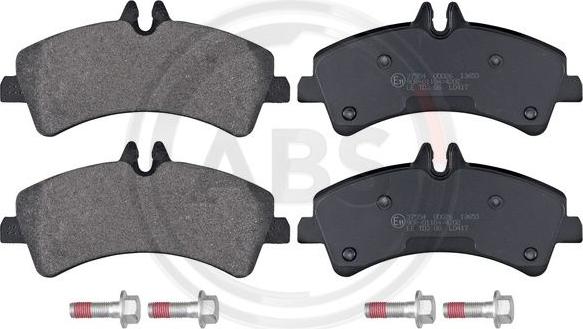 A.B.S. 37554 - Set placute frana,frana disc aaoparts.ro