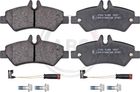 A.B.S. 37555 - Set placute frana,frana disc aaoparts.ro