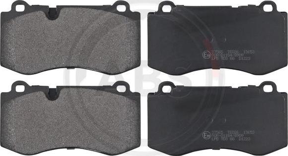 A.B.S. 37565 - Set placute frana,frana disc aaoparts.ro