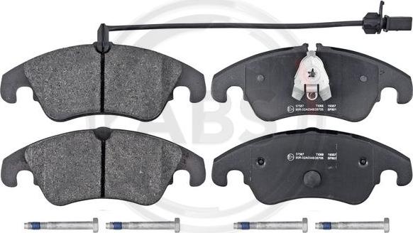 A.B.S. 37587 - Set placute frana,frana disc aaoparts.ro
