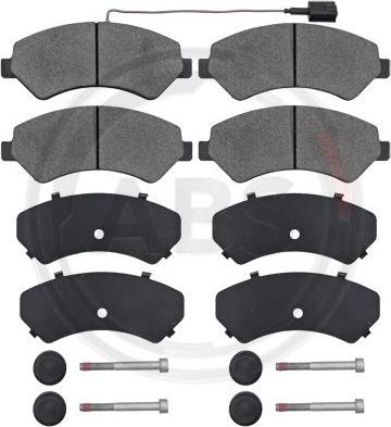A.B.S. 37576 - Set placute frana,frana disc aaoparts.ro