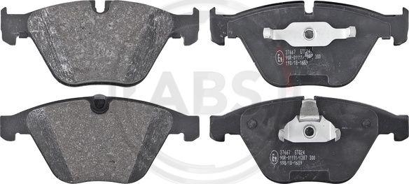 A.B.S. 37667 - Set placute frana,frana disc aaoparts.ro