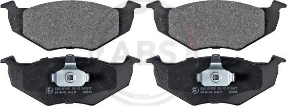 A.B.S. 37092 - Set placute frana,frana disc aaoparts.ro
