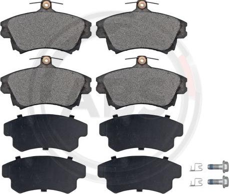 A.B.S. 37020 - Set placute frana,frana disc aaoparts.ro