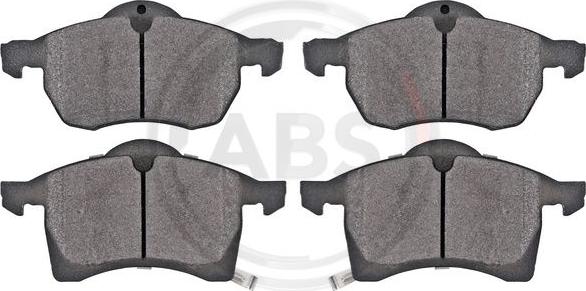 A.B.S. 37076 - Set placute frana,frana disc aaoparts.ro