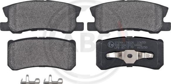 A.B.S. 37199 - Set placute frana,frana disc aaoparts.ro