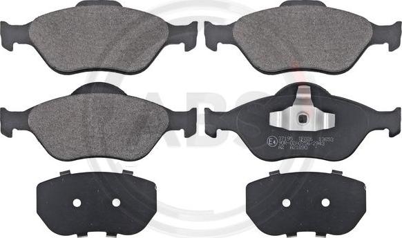 A.B.S. 37195 - Set placute frana,frana disc aaoparts.ro
