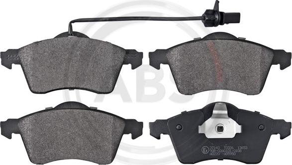 A.B.S. 37143 - Set placute frana,frana disc aaoparts.ro