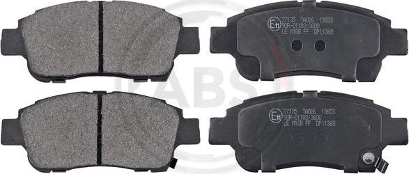 A.B.S. 37135 - Set placute frana,frana disc aaoparts.ro