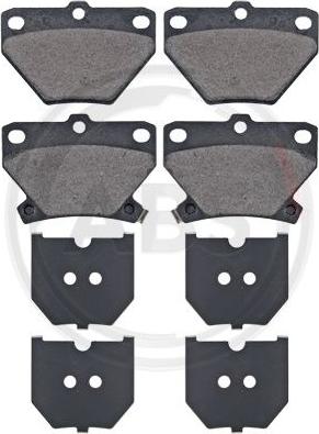 A.B.S. 37136 - Set placute frana,frana disc aaoparts.ro