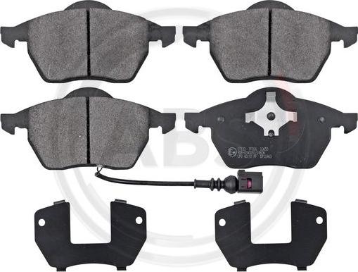 A.B.S. 37133 - Set placute frana,frana disc aaoparts.ro