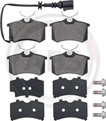 A.B.S. 37334 - Set placute frana,frana disc aaoparts.ro