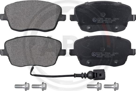 A.B.S. 37338 - Set placute frana,frana disc aaoparts.ro