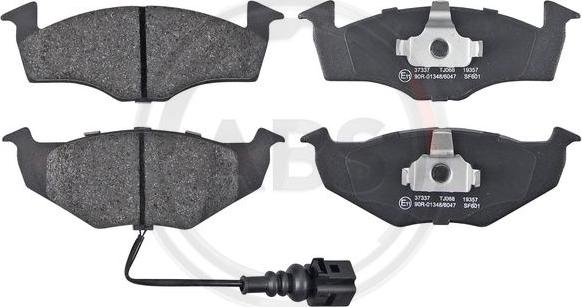 A.B.S. 37337 - Set placute frana,frana disc aaoparts.ro