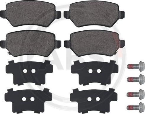 A.B.S. 37296 - Set placute frana,frana disc aaoparts.ro