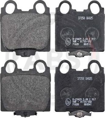 A.B.S. 37258 - Set placute frana,frana disc aaoparts.ro