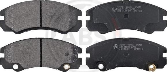 A.B.S. 37257 - Set placute frana,frana disc aaoparts.ro