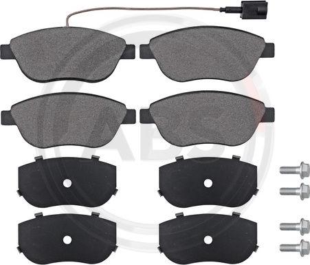 A.B.S. 37282 - Set placute frana,frana disc aaoparts.ro