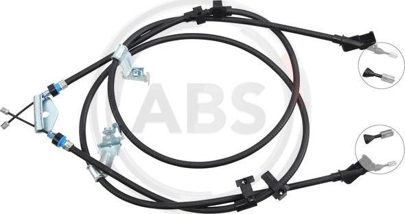 A.B.S. K19000 - Cablu, frana de parcare aaoparts.ro
