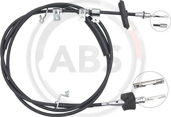 A.B.S. K19865 - Cablu, frana de parcare aaoparts.ro